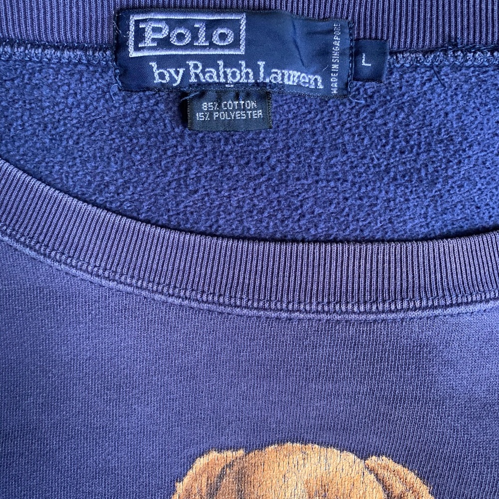 Vintage polo bear crew neck - Picture 3 of 3
